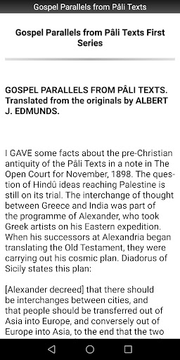 Gospel Parallels From Pali 1 Screen 2
