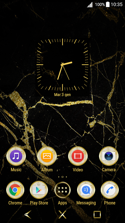 Golden Marble Theme for Xperia - 1.1.5 - (Android)