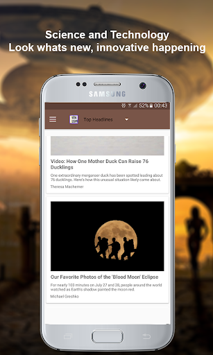 News Headlines and Weather Liv Screen 3