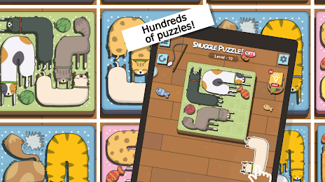 Snuggle Puzzle Cats: Lazy cats poster 5
