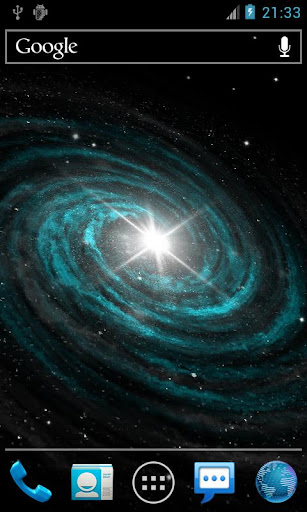 Galaxy Light Live Wallpaper Screen 3
