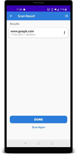 QRScan Screen 2