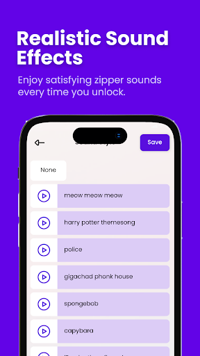 Zipper Lock Screen Zip Lock