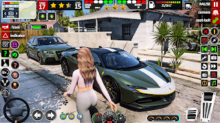 US School Car Game: Car Drive - Screenshot 1