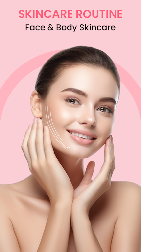 Skin Care Routine Glowing Face Screen 2