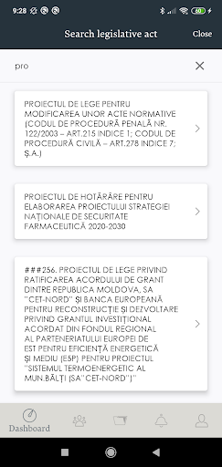 e-Parlament MD Screen 3