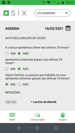 Android application SIX Agenda Escolar screenshort