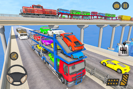 Cars Transporter Trailer Truck Screen 3