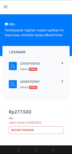 Customer PRONET Screen 3