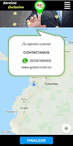 Go Taxi Colombia Pasajero