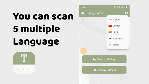 Android application Text Scanner OCR Image to Text screenshort