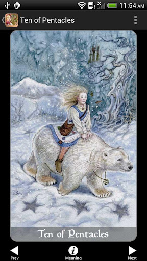 Screenshot of The Fairy Tale Tarot