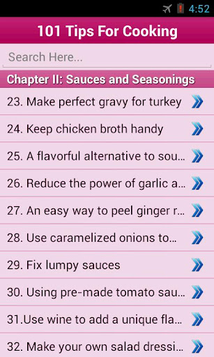 Android application My Cook Book : Cooking Tips screenshort