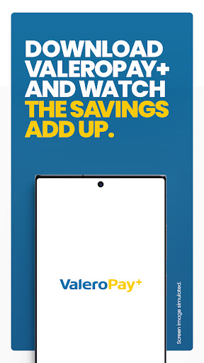 Android application ValeroPay+ screenshort