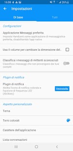 Handcent SMS Italian Language Screenshot
