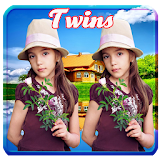 Twin photo maker icon