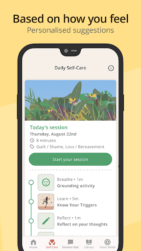 Screenshot of Panic Attack Help - Mind Ease