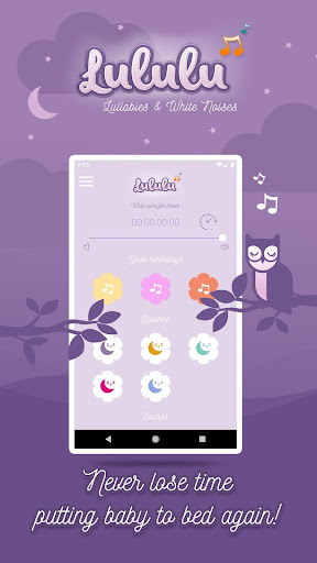 Android application Lulu Lullabies & White Noises screenshort