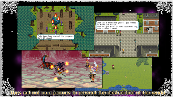 RPG Destiny Fantasia - צילום מסך של KEMCO