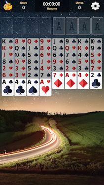 #4. FreeCell Solitaire Card Game (Android) By: Classic Mobile Game Software