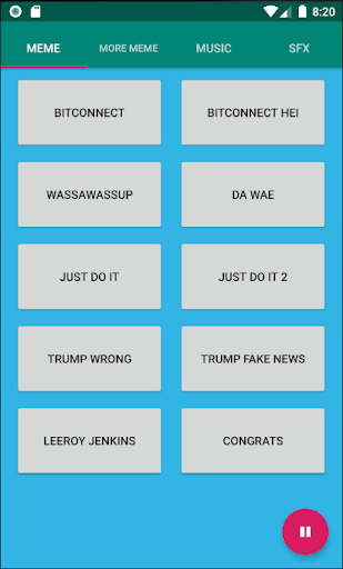 Android application Fun Meme Soundboard screenshort