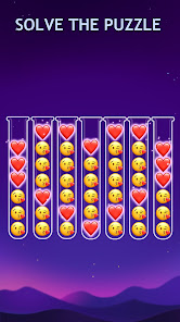 Emoji Sort - Puzzle Games apkpoly screenshots 4