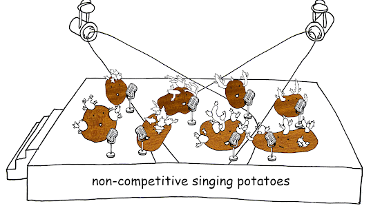 Non-Competitive Singing Potato