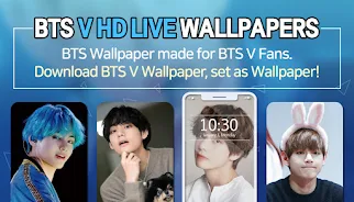 BTS V HD Live Wallpaper - BTS V Kim Taehyung APK (Android App) - Free  Download