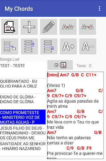 My Chords Screen 2