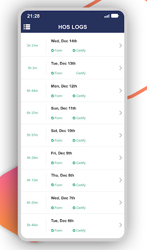 CTE-LOG ELD Screen 2