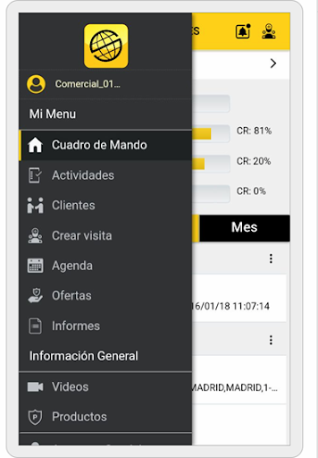Prosegur Sales Screen 3