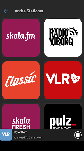 Radio VLR Screen 2