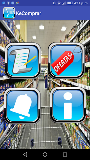 Android application KeComprar, Tu lista de Compras screenshort