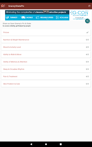 GrannyStatePic – Assess elderl