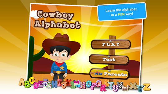 Alphabet Cowboy ABC for Kids Mod Apk New 2022* 1