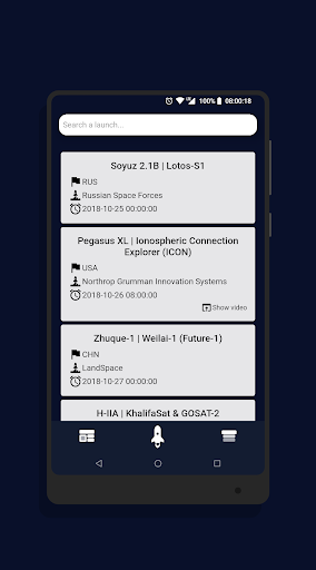 Escape Earth - Space Launches Screen 3