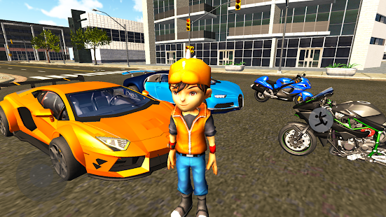 BoBoiBoy Game Bike Stunt 3D 9 APK screenshots 5