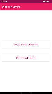 Dice For Lovers