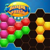 Hexagon puzzle icon