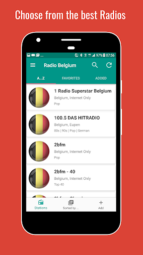 Android application Belgium Radio Stations screenshort