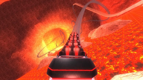 Inferno - Zrzut z ekranu kolejki górskiej VR
