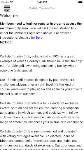 Carlisle Country Club Screen 3