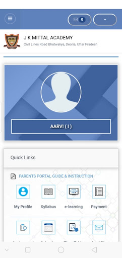 Android application J K MITTAL ACADEMY screenshort