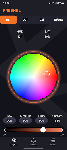 Android application Cosmolink screenshort