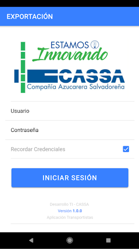 Android application Transporte PT - CASSA screenshort