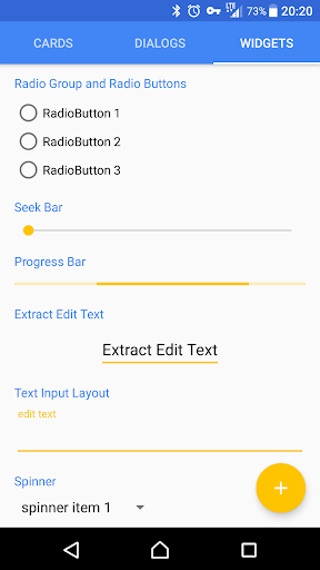 Material Design Screen 2