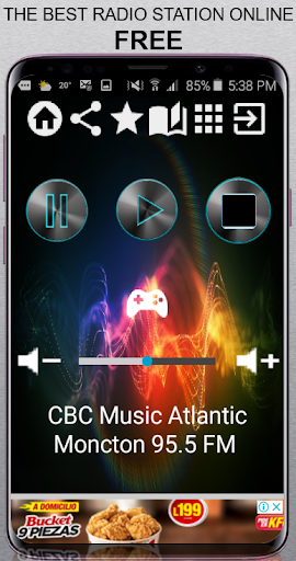 Android application CBC Music Atlantic Moncton 95. screenshort