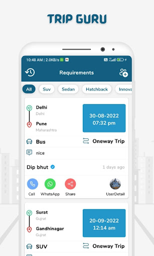 TRIPGURU Partners - Taxi Group Screen 3