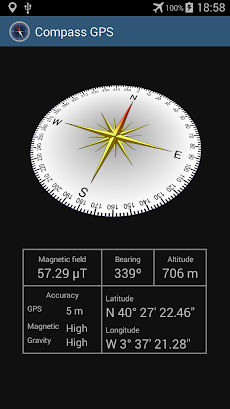方位磁針とgps Androidアプリ Applion