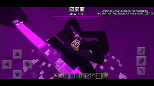 MCPE Mod Crackers Wither Storm